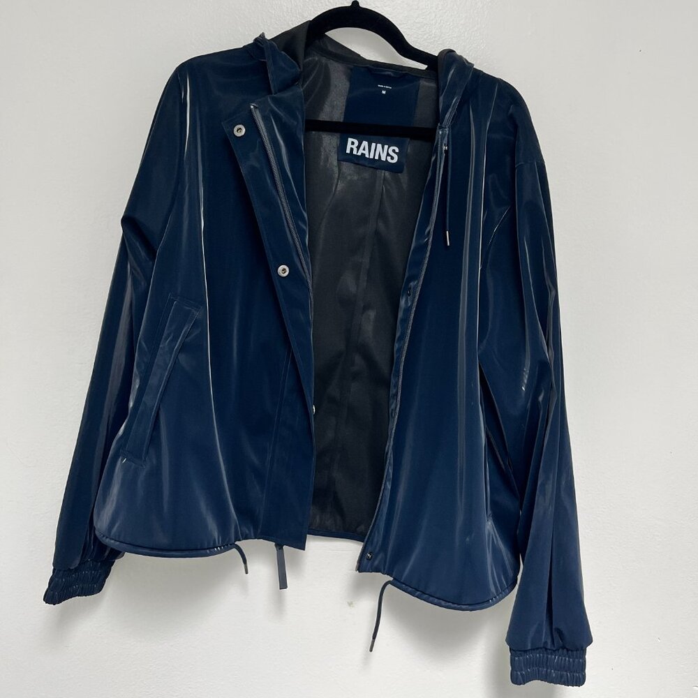 Rains String Rain Jacket in Ink